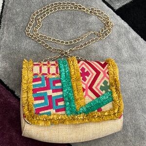 NANETTE LAPORE CROSSBODY CLITCH BOHO BAG